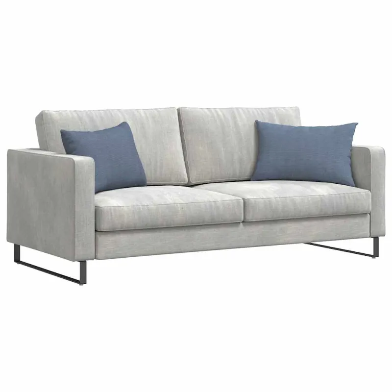 Sofa Pagalvės 2 pcs Mėlyna 60 x 40 cm Kordūrinis audinys