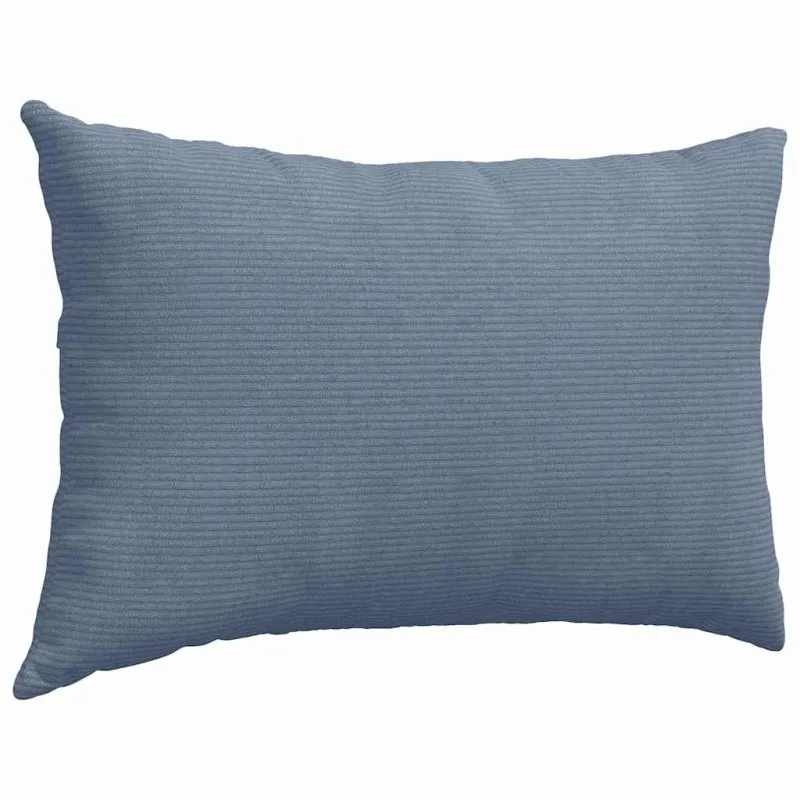 Sofa Pagalvės 2 pcs Mėlyna 60 x 40 cm Kordūrinis audinys