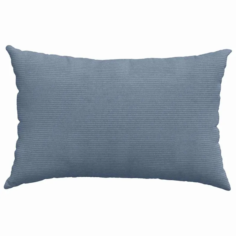 Sofa Pagalvės 2 pcs Mėlyna 60 x 40 cm Kordūrinis audinys