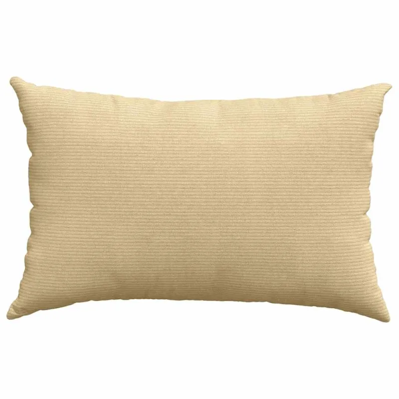 Sofa Pagalvės 2 pcs Pilkai žalia 60 x 40 cm Kordūrinis audinys