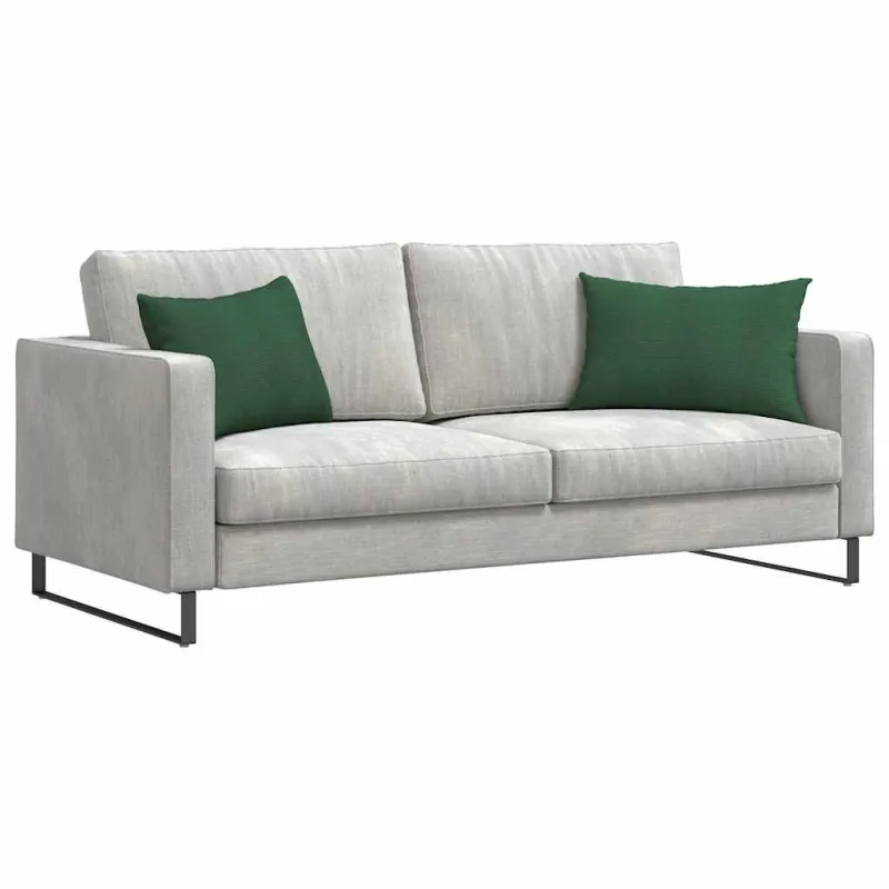 Sofa Pagalvės 2 pcs Tamsiai žalia 60 x 40 cm Kordūrinis audinys