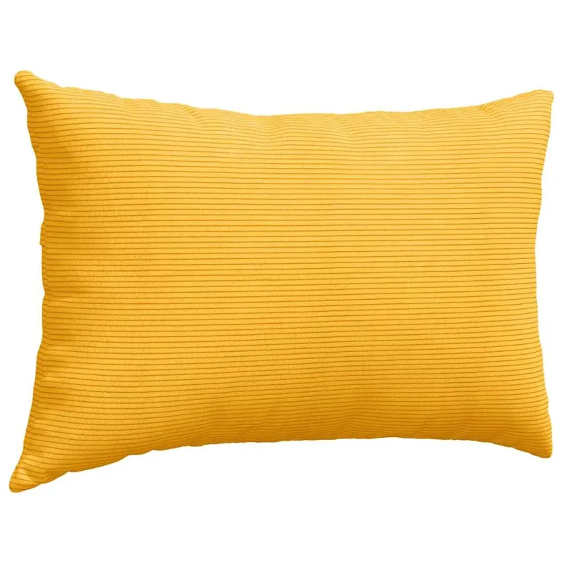 Sofa Pagalvės 2 pcs Šviesi geltona 60 x 40 cm