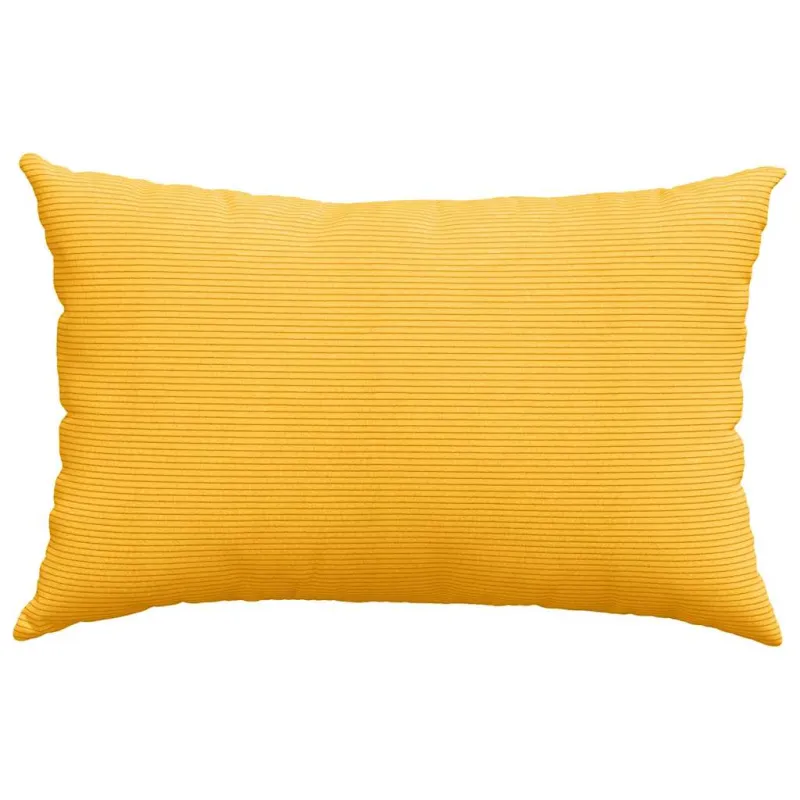 Sofa Pagalvės 2 pcs Šviesi geltona 60 x 40 cm