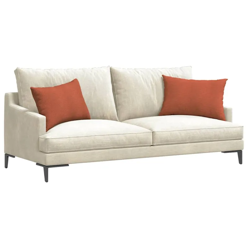 Sofa Pagalvės 2 pcs Raudona oranžinė 60 x 40 cm