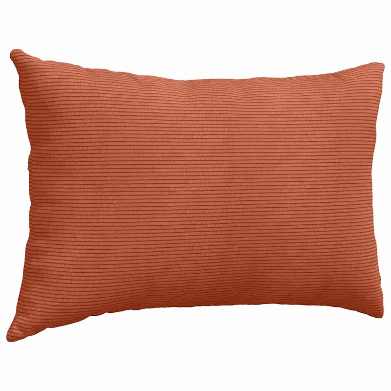 Sofa Pagalvės 2 pcs Raudona oranžinė 60 x 40 cm