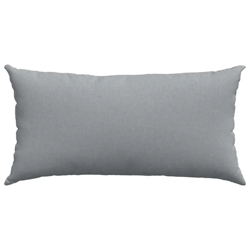 Sofa Pagalvės 2 pcs Šviesiai pilka 80 x 40 cm audinys