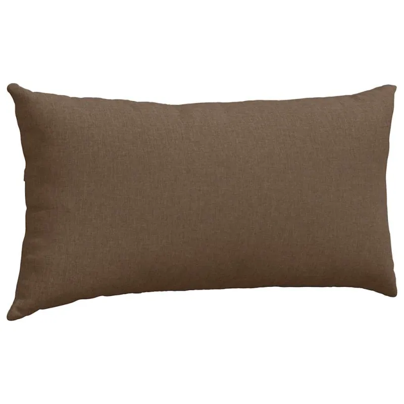 Sofa Pagalvės 2 pcs Ruda 80 x 40 cm audinys