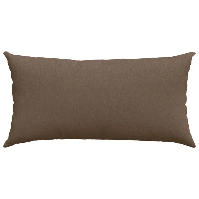 Sofa Pagalvės 2 pcs Ruda 80 x 40 cm audinys