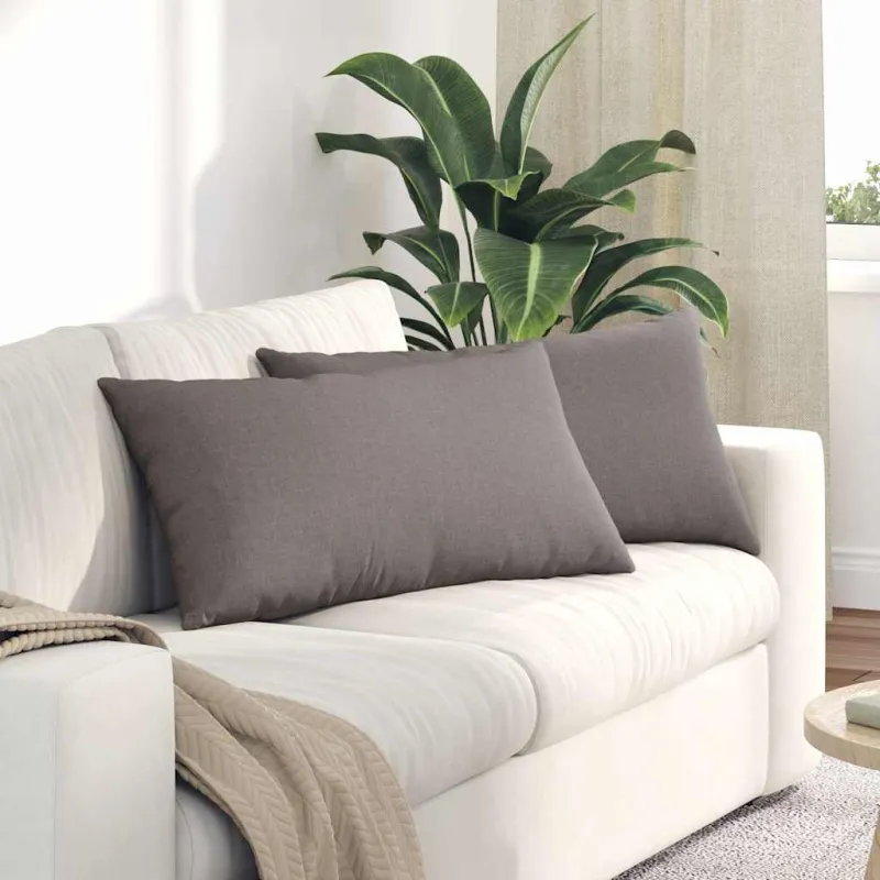 Sofa Pagalvės 2 pcs Tortora 80 x 40 cm audinys