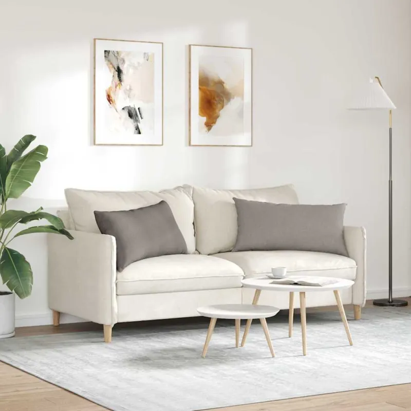 Sofa Pagalvės 2 pcs Tortora 80 x 40 cm audinys