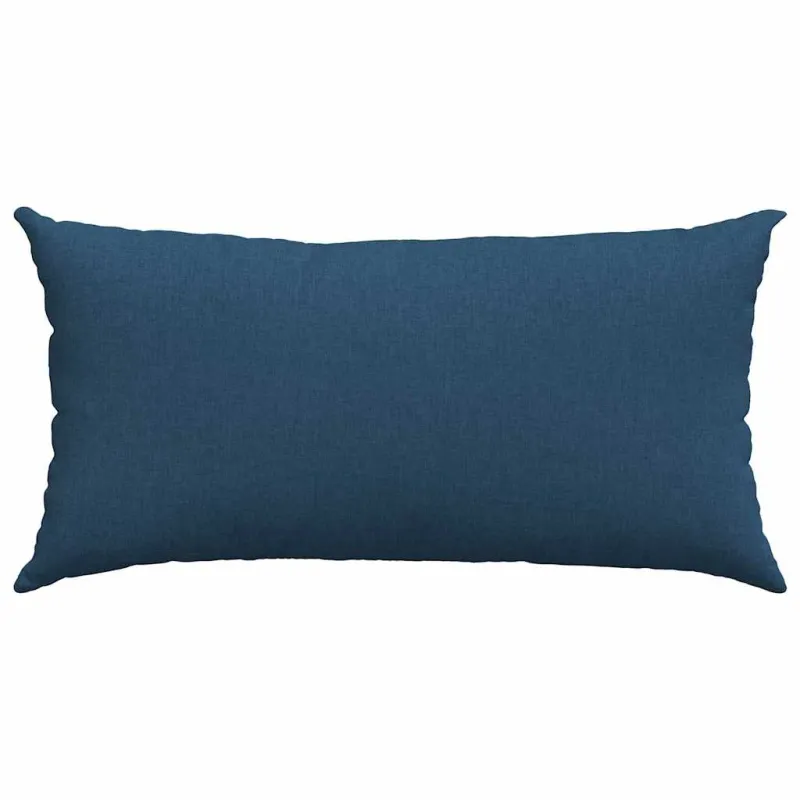 Sofa Pagalvės 2 pcs Mėlyna 80 x 40 cm audinys