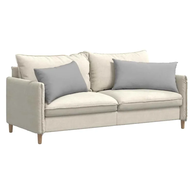 Sofa Pagalvės 2 pcs Debesų pilka 80 x 40 cm audinys