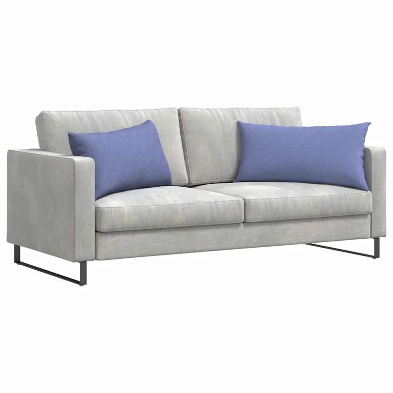 Sofa Pagalvės 2 pcs Džinsinės mėlynos 80 x 40 cm audinys