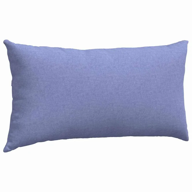 Sofa Pagalvės 2 pcs Džinsinės mėlynos 80 x 40 cm audinys