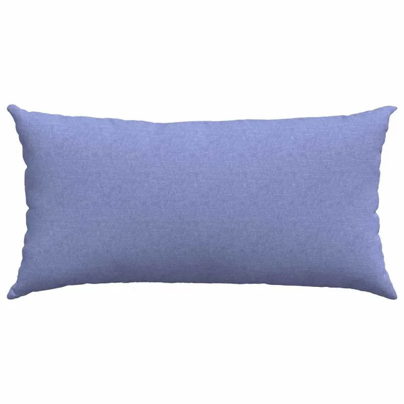 Sofa Pagalvės 2 pcs Džinsinės mėlynos 80 x 40 cm audinys