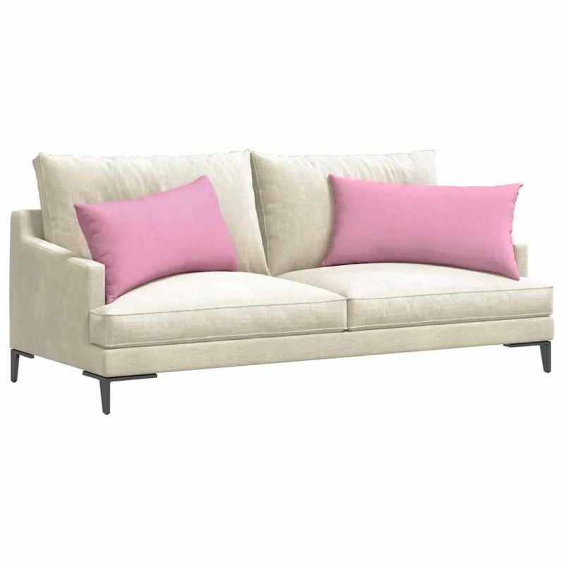 Sofa Pagalvės 2 pcs Rožinė 80 x 40 cm audinys
