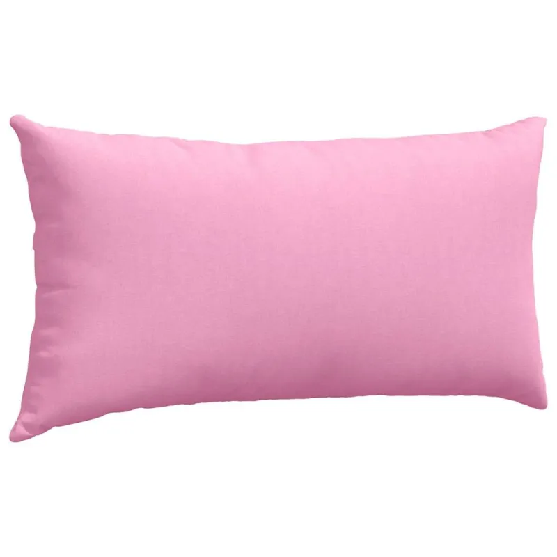 Sofa Pagalvės 2 pcs Rožinė 80 x 40 cm audinys