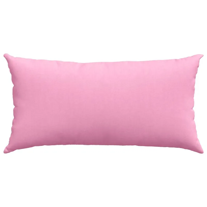 Sofa Pagalvės 2 pcs Rožinė 80 x 40 cm audinys
