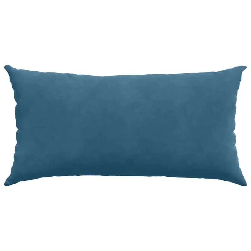 Sofa Pagalvės 2 pcs Mėlyna 80 x 40 cm Kordūrinis audinys