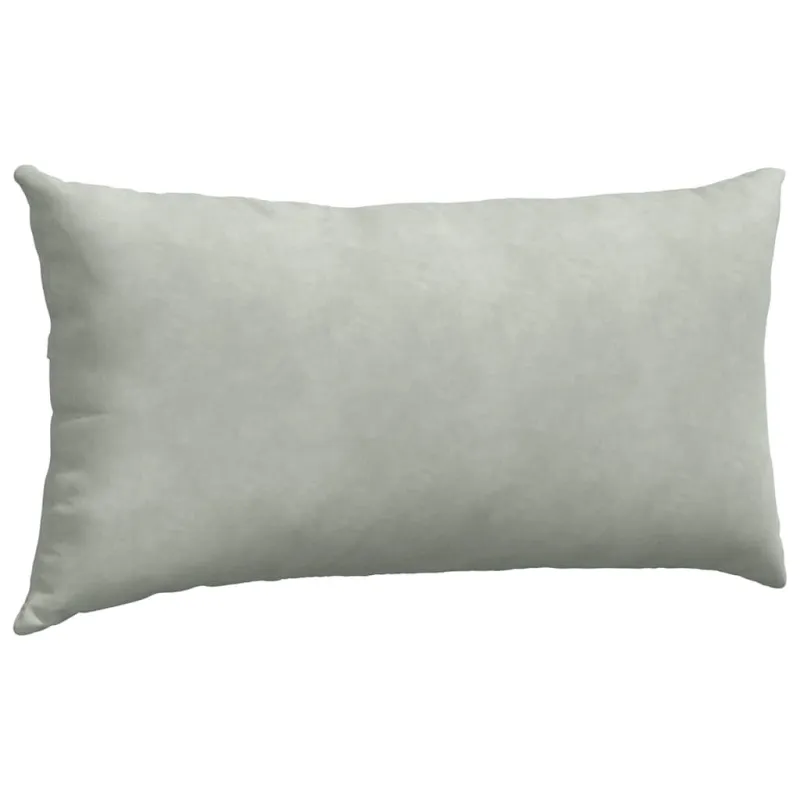 Sofa Pagalvės 2 pcs Šviesiai pilka 80 x 40 cm