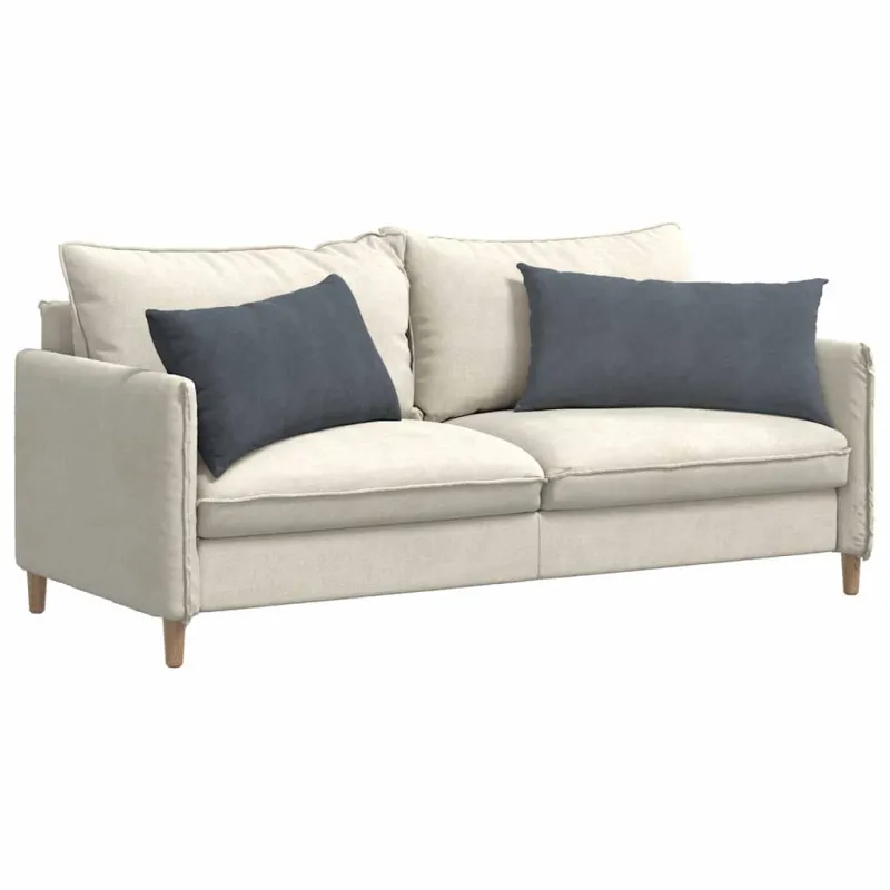 Sofa Pagalvės 2 pcs Tamsiai pilka 80 x 40 cm Kordūrinis audinys