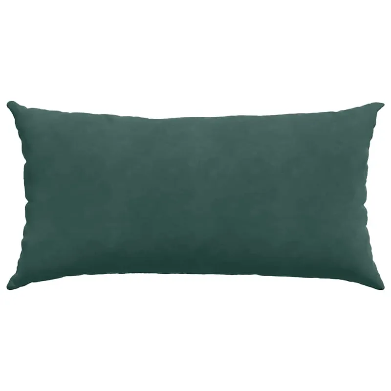 Sofa Pagalvės 2 pcs Tamsiai žalia 80 x 40 cm Kordūrinis audinys