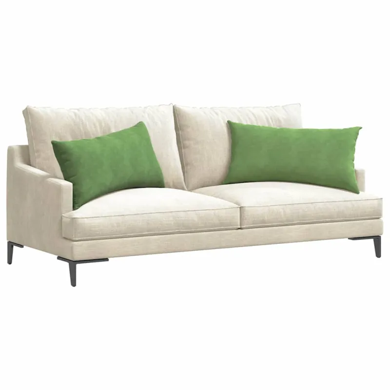 Sofa Pagalvės 2 pcs Šviesiai žalia 80 x 40 cm
