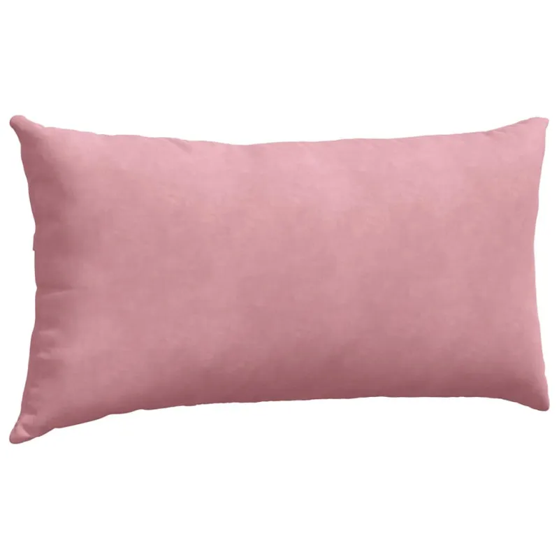 Sofa Pagalvės 2 pcs Rožinė 80 x 40 cm Kordūrinis audinys