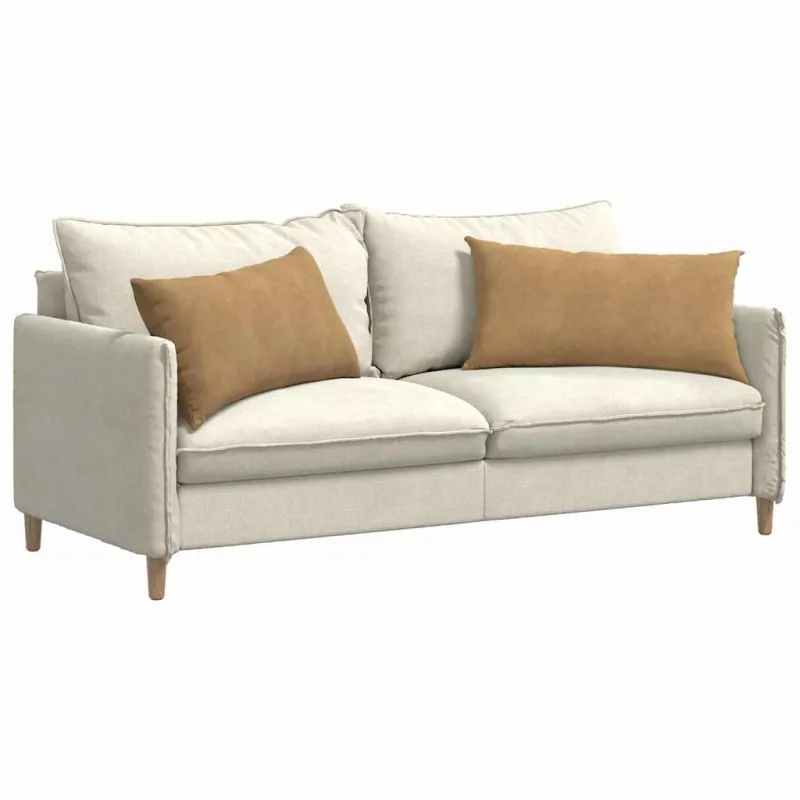Sofa Pagalvės 2 pcs Ruda 80 x 40 cm Kordūrinis audinys