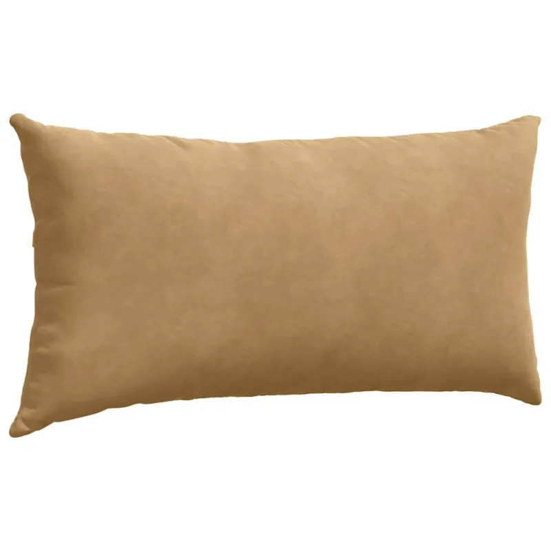 Sofa Pagalvės 2 pcs Ruda 80 x 40 cm Kordūrinis audinys
