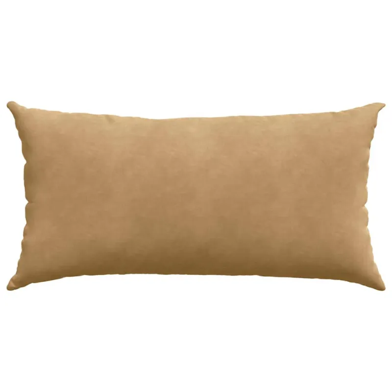 Sofa Pagalvės 2 pcs Ruda 80 x 40 cm Kordūrinis audinys