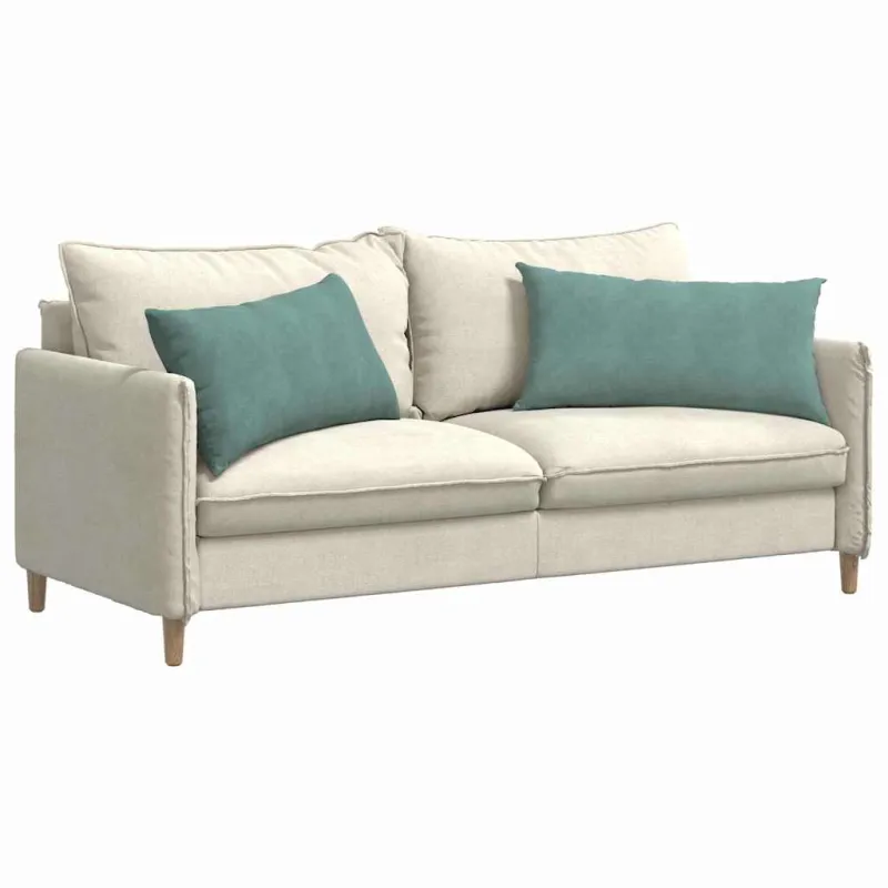 Sofa Pagalvės 2 pcs Jūrinė žalia 80 x 40 cm Kordūrinis audinys