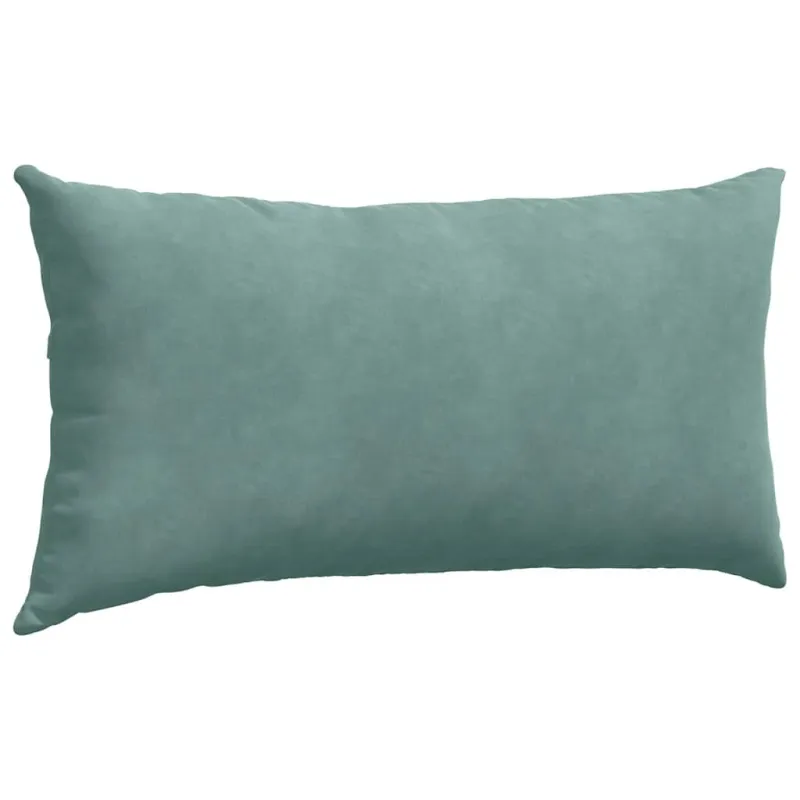 Sofa Pagalvės 2 pcs Jūrinė žalia 80 x 40 cm Kordūrinis audinys