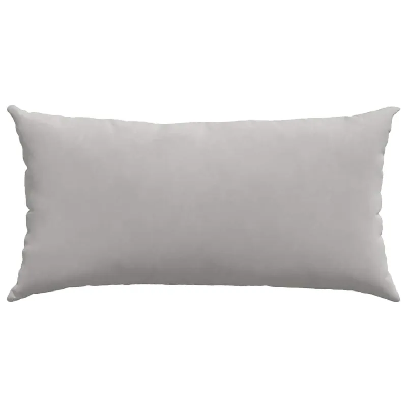 Sofa Pagalvės 2 pcs Šviesiai pilka 80 x 40 cm audinys