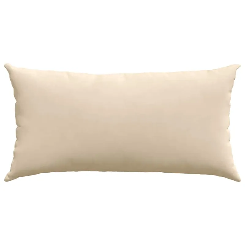 Sofa Pagalvės 2 pcs Kreminė 80 x 40 cm audinys