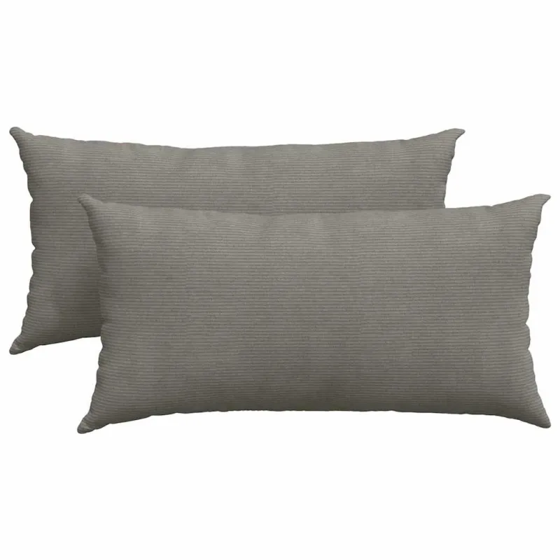 Sofa Pagalvės 2 pcs Šviesiai pilka 80 x 40 cm