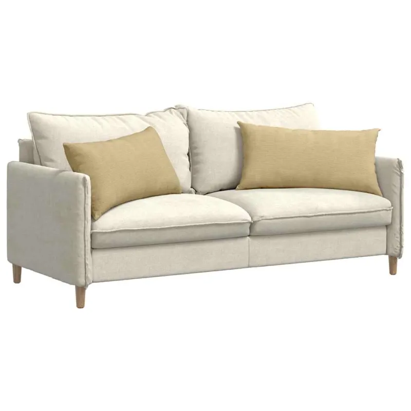Sofa Pagalvės 2 pcs Pilkai žalia 80 x 40 cm Kordūrinis audinys