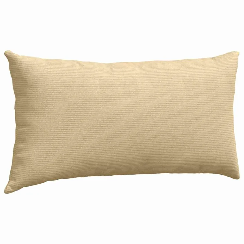 Sofa Pagalvės 2 pcs Pilkai žalia 80 x 40 cm Kordūrinis audinys