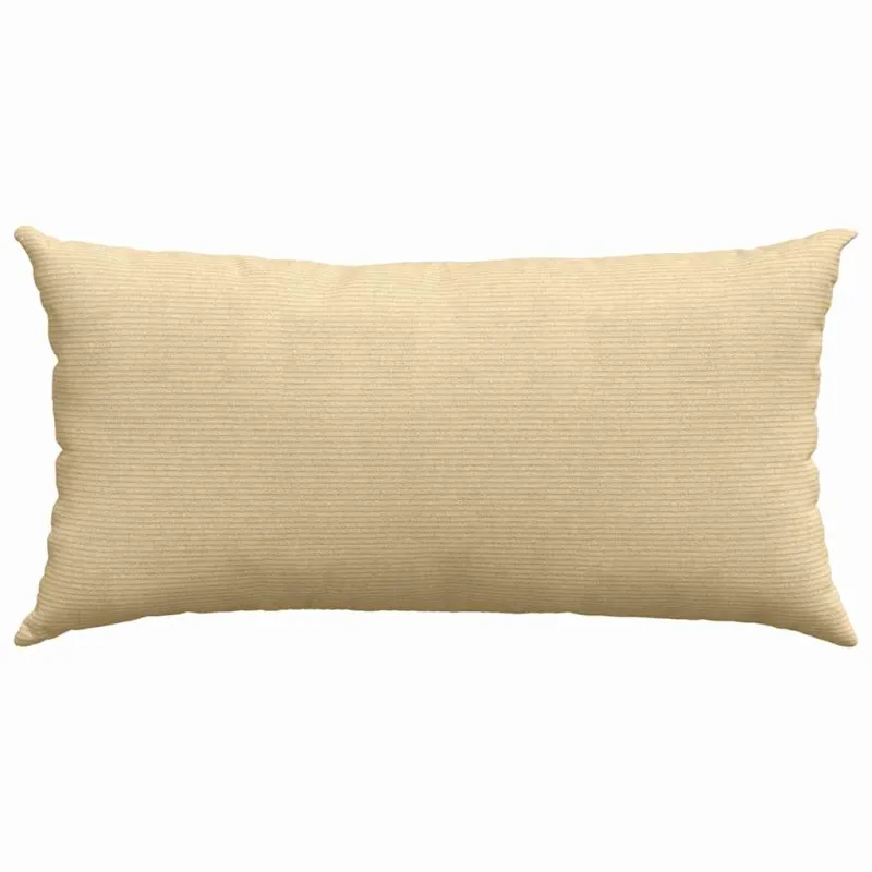 Sofa Pagalvės 2 pcs Pilkai žalia 80 x 40 cm Kordūrinis audinys