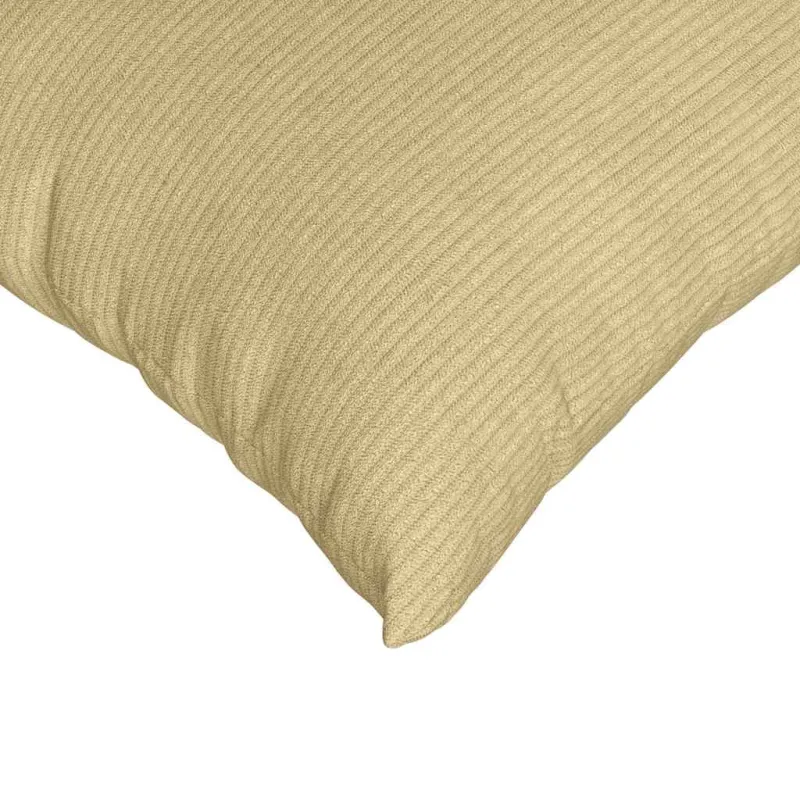 Sofa Pagalvės 2 pcs Pilkai žalia 80 x 40 cm Kordūrinis audinys