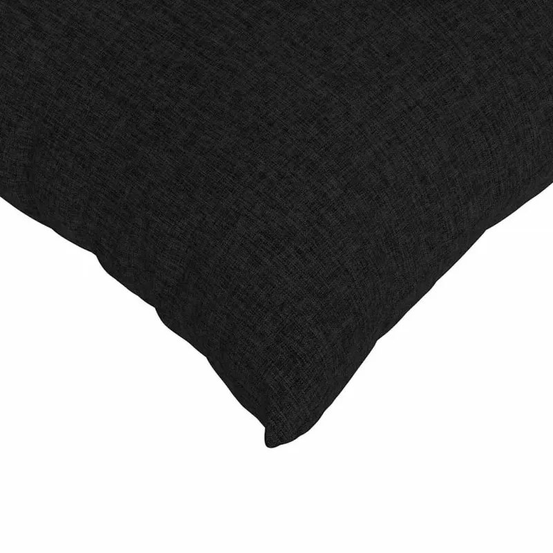Sofa Pagalvės 2 pcs Juoda 70 x 50 cm audinys
