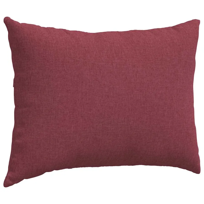 Sofa Pagalvės 2 pcs Vyno raudona 70 x 50 cm audinys