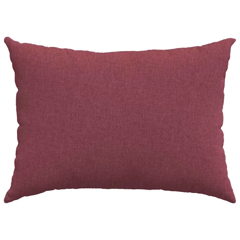 Sofa Pagalvės 2 pcs Vyno raudona 70 x 50 cm audinys