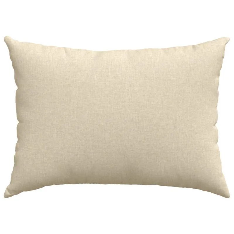 Sofa Pagalvės 2 pcs Kreminė 70 x 50 cm audinys