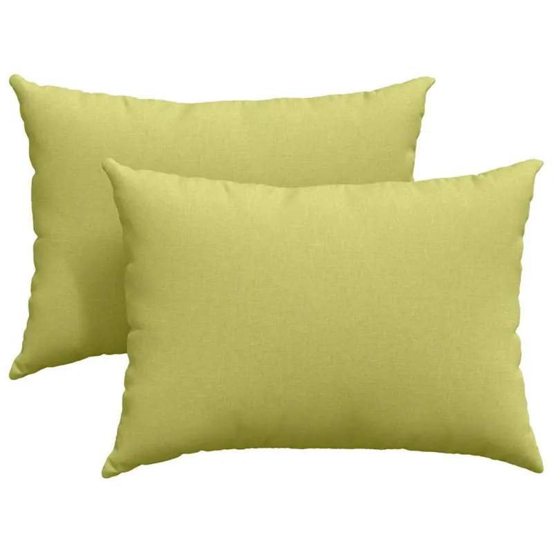 Sofa Pagalvės 2 pcs Šviesiai žalia 70 x 50 cm audinys