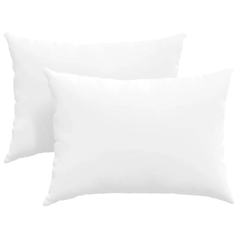 Sofa Pagalvės 2 pcs Balta 70 x 50 cm audinys
