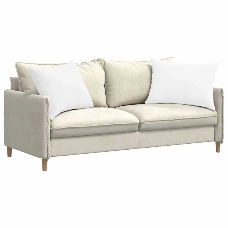 Sofa Pagalvės 2 pcs Balta 70 x 50 cm audinys