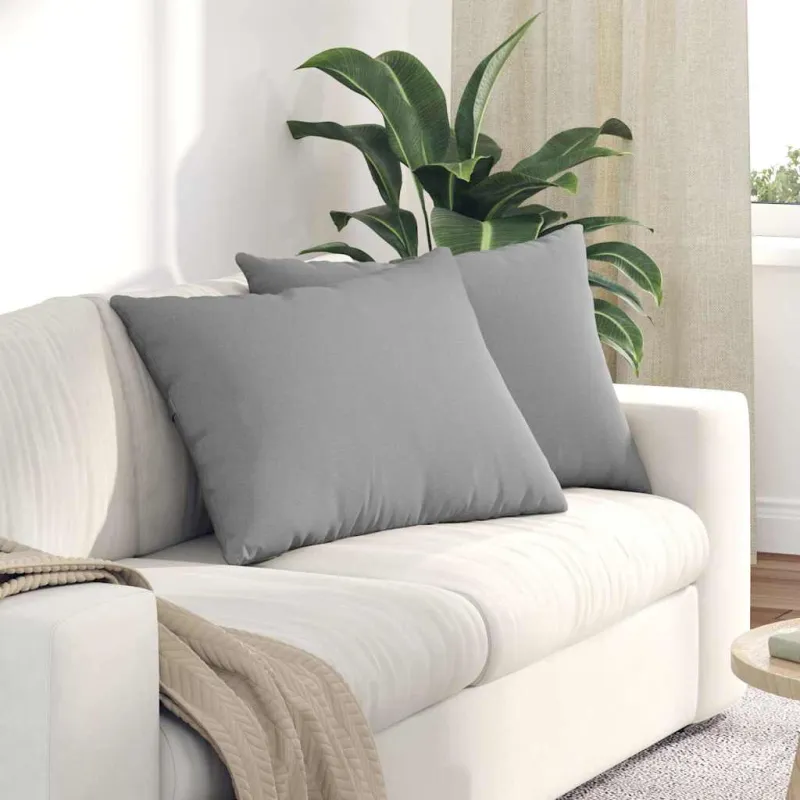 Sofa Pagalvės 2 pcs Debesų pilka 70 x 50 cm audinys