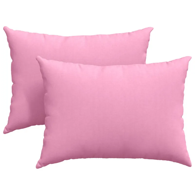 Sofa Pagalvės 2 pcs Rožinė 70 x 50 cm audinys