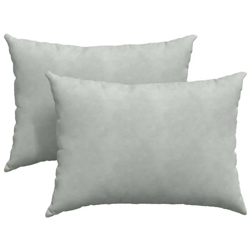 Sofa Pagalvės 2 pcs Šviesiai pilka 70 x 50 cm